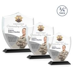 Scudo Shield Vividprint Award - Black