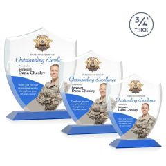 Scudo Shield Vividprint Award - Blue