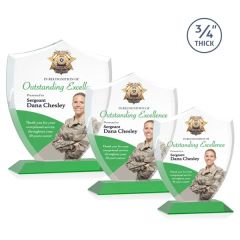 Scudo Shield Vividprint Award - Green