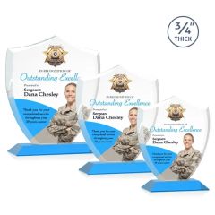 Scudo Shield Vividprint Award - Sky Blue
