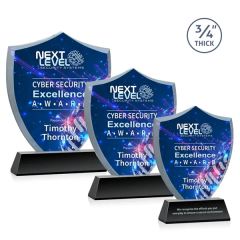 Scudo Shield Vividprint Award On Newhaven - Black