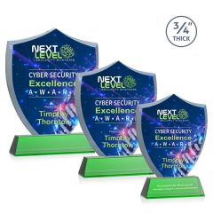 Scudo Shield Vividprint Award On Newhaven - Green