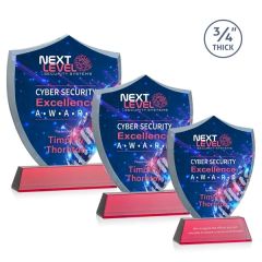 Scudo Shield Vividprint Award On Newhaven - Red