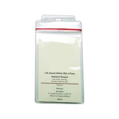 Sealable Event Card Holder