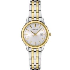 Seiko Ladies' Essentials Collection Two-Tone, White Dial