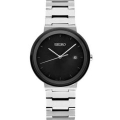 Seiko Mens Essential Ss Black