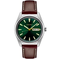 Seiko Mens Essential Ss Green Dial
