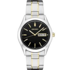 Seiko Mens Essential Tt Black Dial