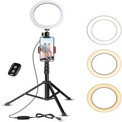 Selfie Ring Light With Tripod Stand & Phone Clip
