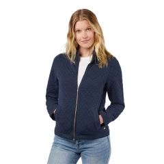 Seneca Quilted Full-Zip Sweater