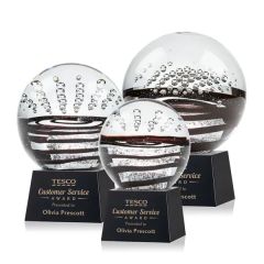 Serenity Award On Robson Base - Black