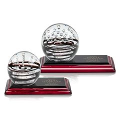 Serenity Award On Rosewood Base