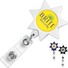 Seven Point Star Badge Reel