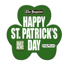 Shamrock Paper Window Sign Approximately 8 Inch X 8 Inch