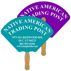 Shell Fast Hand Fan 2 Sides 1 Day