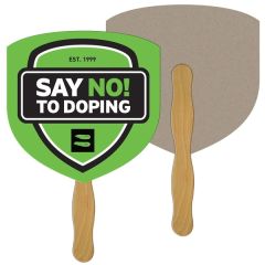 Shield Recycled Hand Fan