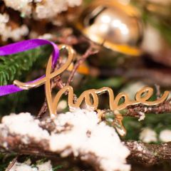 Shiny Zinc Cast Ornament