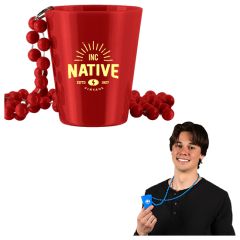 Shot Glass Bead Necklace Non-Light Up