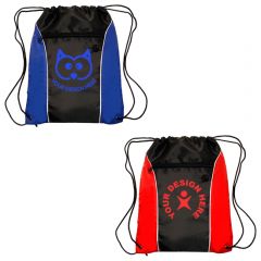 Side Color Drawstring Bag