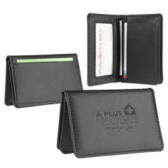 Signature Leather Business Card Wallet Case