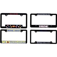 Signature Urethane Domed Standard License Plate Frames