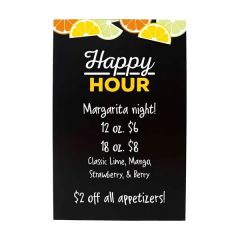 Signicade Deluxe Imprinted Chalkboard Inserts Single-Sided
