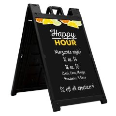 Signicade Deluxe Imprinted Chalkboard Kit Single-Sided