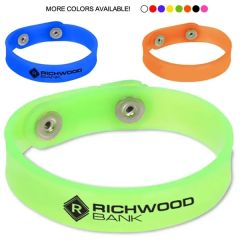 Silicone Adjustable Button Bracelet