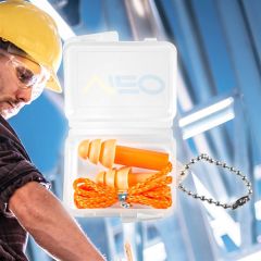 Silicone Ear Plugs With String