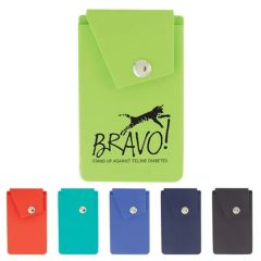 Silicone Smart Phone Wallet With Stand