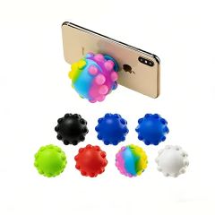 Silicone Stress Relief Squeeze Toy Ball Phone Holder