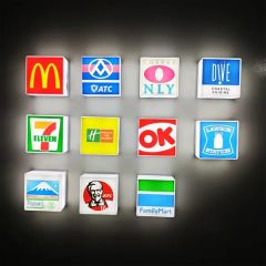 Single-Sided Magnetic LED Light Box Fridge Magnet