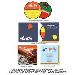 Single Sleeve - 1-Sided Record Label Magnet
