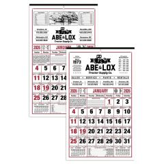 Skinner & Kennedy 8-Sheet Almanac Calendar