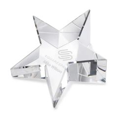 Slanted Star Paperweight