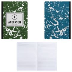 Slate FSC Paper Marble Hardcover Composition Notebook - A5