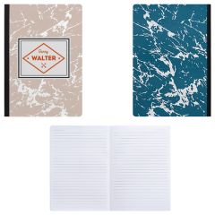 Slate FSC Paper Marble Hardcover Composition Notebook-Colorj