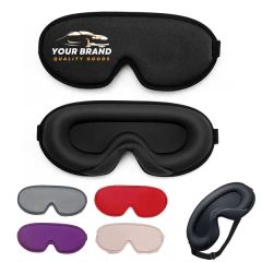 Sleeping Light Blocking Eye Mask Customizable Airplane Mas
