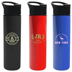 Slim Travel Tumbler - 16 Oz Double Wall Insulated