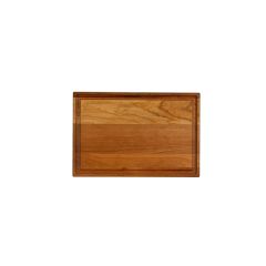 Small Cherry Cutting Board With Juice Groove 12 Inch X 8 Inch X 3/4 Inch