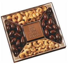 Small Custom Molded Chocolate & Nuts Delights Gift Box