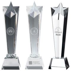 Small Five-Pointed Star Crystal Glass Awards Trophy Cups
