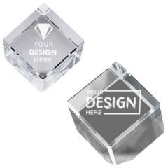 Small Jewel Cube 3d Crystal Award