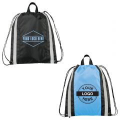 Small Reflective Drawstring Bag