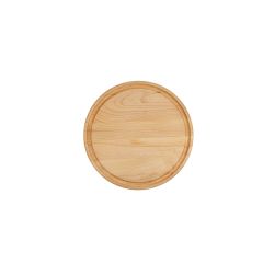 Small Round Maple Cutting Board With Juice Groove