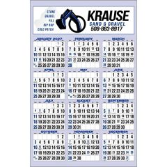Small Spaces Year-In-View Calendar - 4-Color Imprint