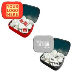 Small Tin With Printed Mints