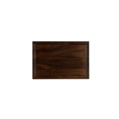 Small Walnut Cutting Board With Juice Groove 12 Inch X 8 Inch X 3/4 Inch