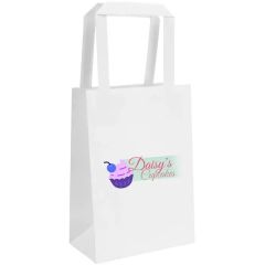 Small White Fsc Paper Bag