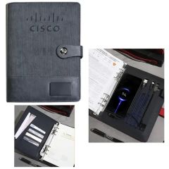 Smartcharge Executive Leather Folio